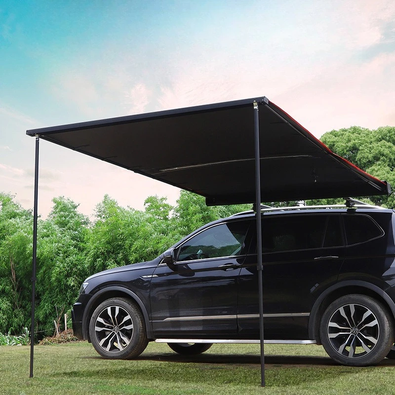 Aluminum alloy shell, roof side tent, rain and sun protection, car awning, outdoor camping, car side tent, canopy