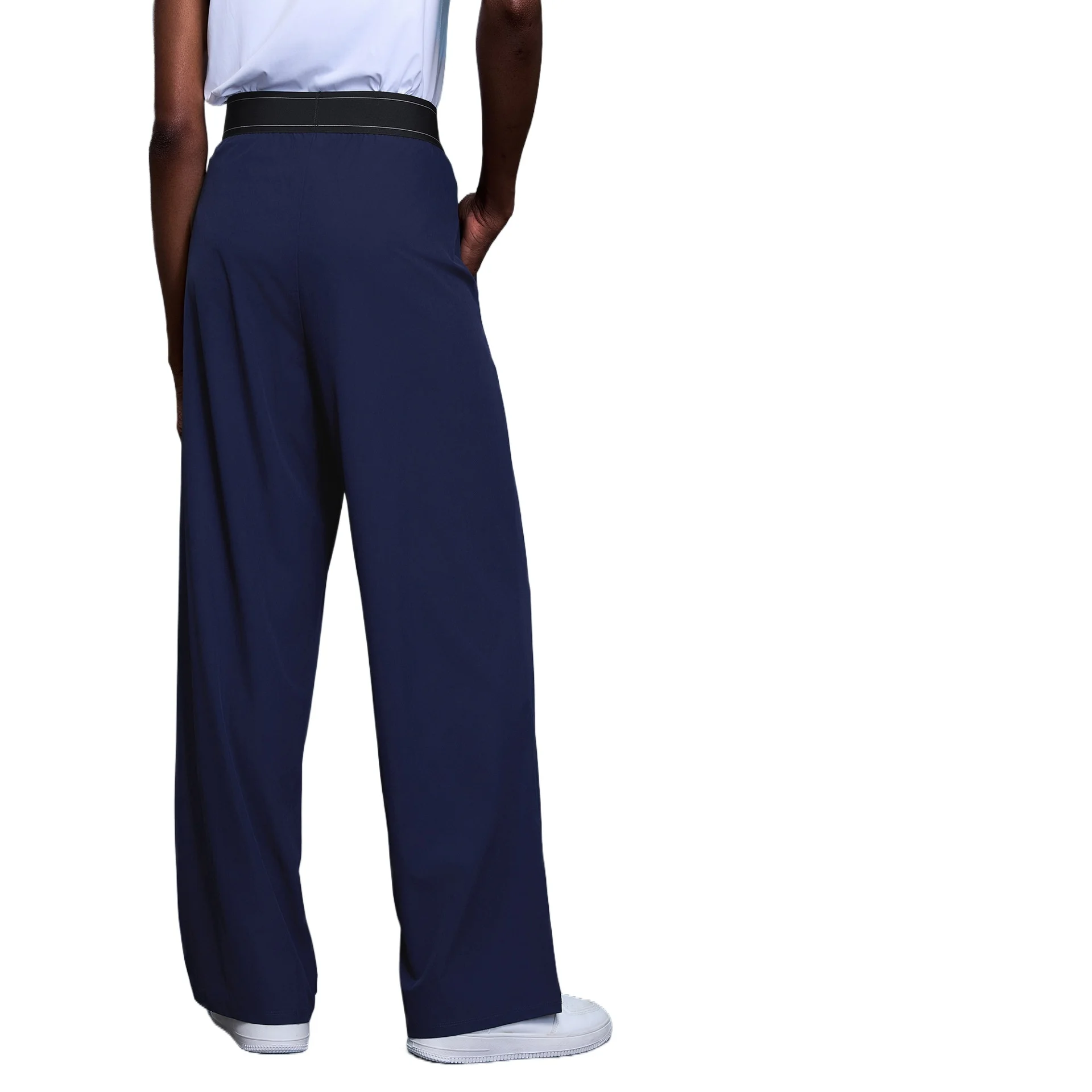 Customized LOGO women's autumn new casual and thin drape wide-leg pants loose and breathable straight sports trousers