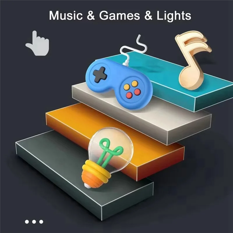 WOWFU-Quick Push Game وحدة تحكم حسية للعين متعددة اللاعبين مقابل لوحة لعبة الرقص الرئيسية لوحة ألعاب محمولة للتدريب اليدوي #4