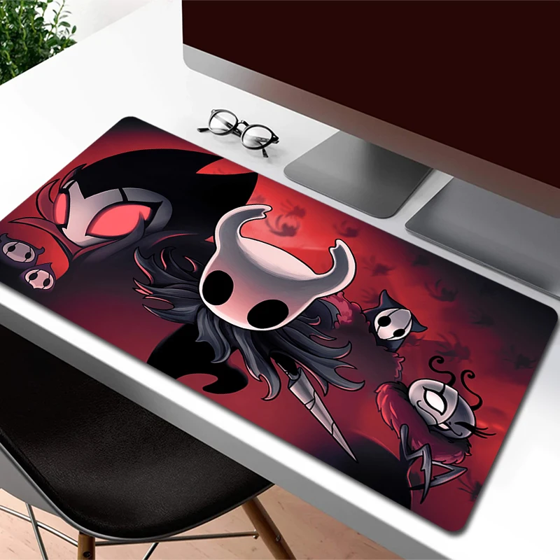 

Hollow Knight Gamer Mouse Pad Anime Locking Edge Mouse Mat Game Rubber Computer Large Gaming Mousepad Non-Slip Keyboard Pads XXL