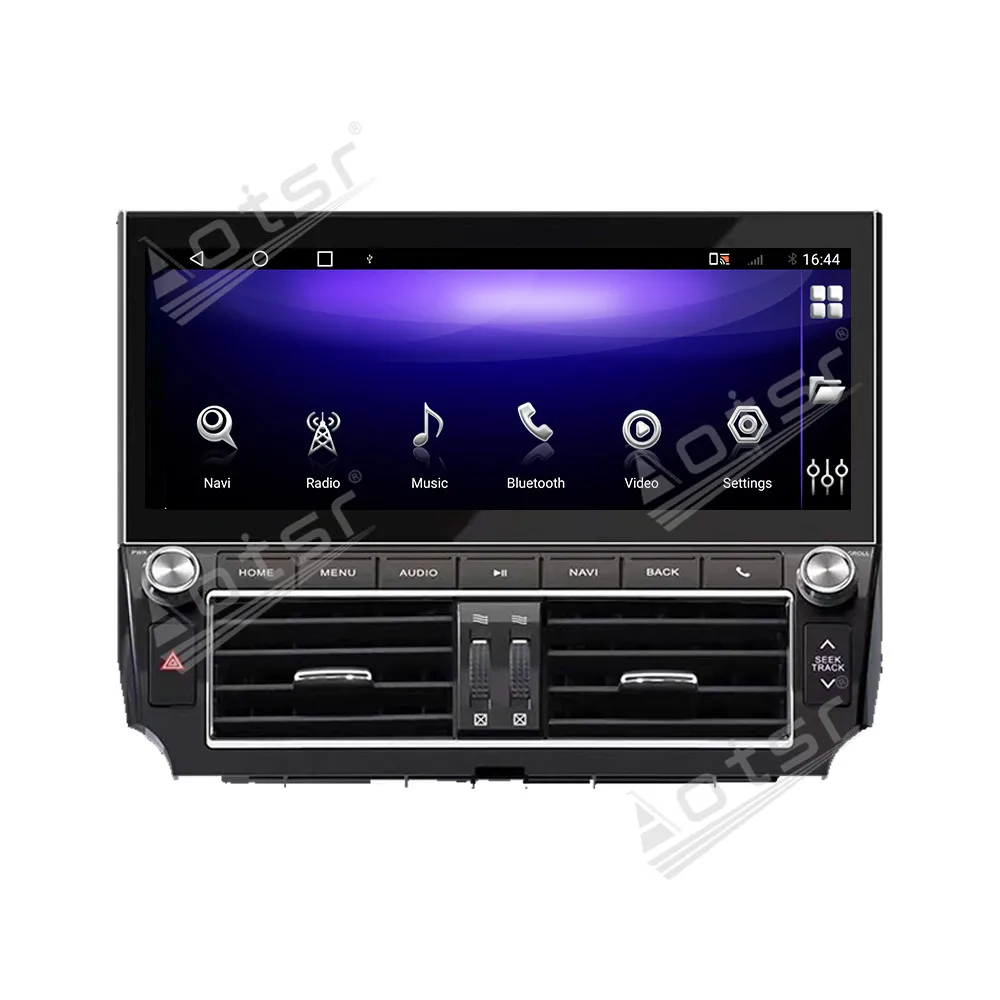 

4+64 ГБ, 12,3-дюймовый сенсорный экран QLED, Android 13.0, для Toyota Prado 2014-2017, GPS-навигация, беспроводной CarPlay, радиоплеер, головное устройство