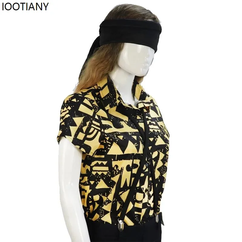 CosplaySeasonal Digital Print Short Sleeve Cosplay Costumes Shirt Carnival Party Girls Women Props Headwear Women Clothes For Ad