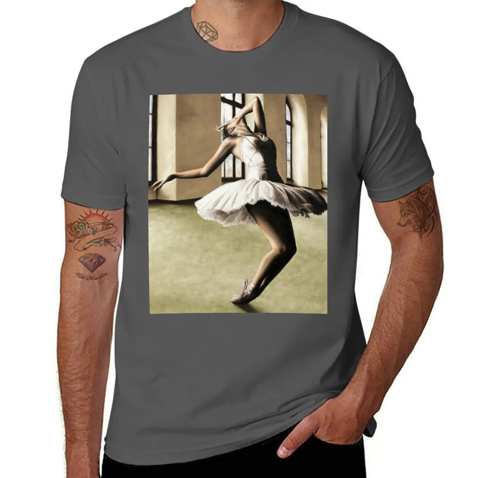 

Halcyon Ballerina T-Shirt Relaxed Casual Short Sleeve Tee