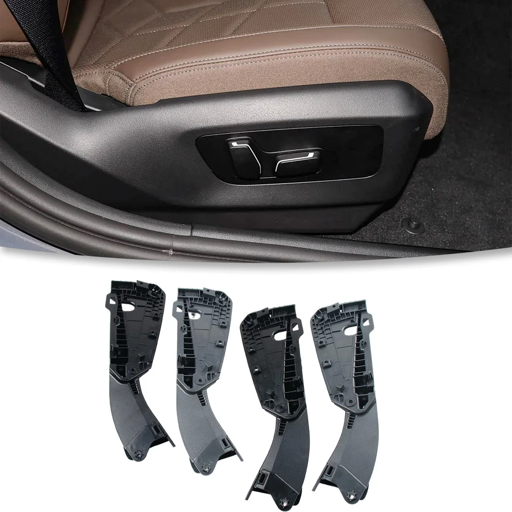 

52105B360D1 Black Car Front Left Right Seat Side Support Frame Panel Bracket Cover Replacement For BMW 5 Series G68 2024-2026