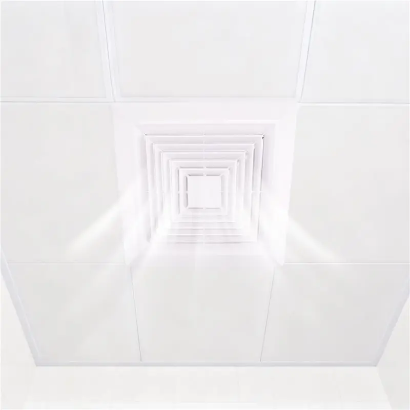 AB11-Bathroom Exhaust Fan Cover With Springs Replacement Parts For Square Ceiling Or Wall-Mount Exhaust Fan, Bathroom