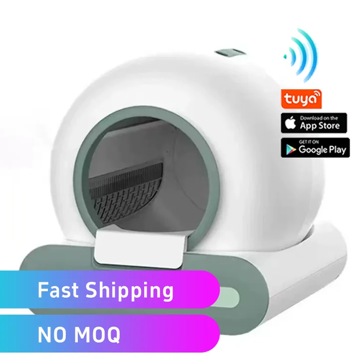 

STLF Pet Accessories Automatic Smart Cat LitterS Box Self-cleaning Large Cat Toilet With App Control Super Wide Field of View