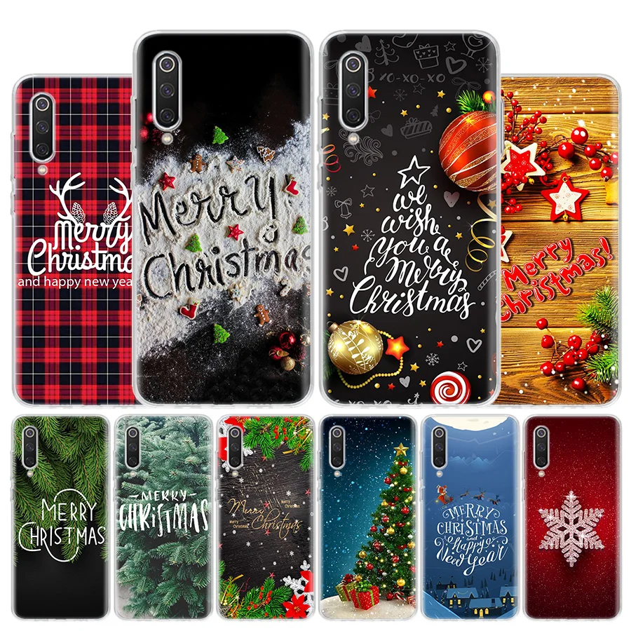 Merry Christmas Happy New Year Cover Phone Case For Xiaomi Redmi Note 13 12 12S 11 11S 10 10S 9 9S 11T 11E Pro Plus 8 8T 7 + Coq