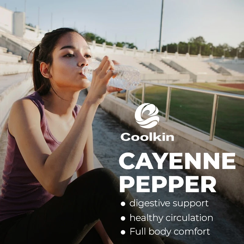 Cayenne Pepper Capsules - Supports Cardiovascular Health, Promotes Blood Circulation, and Digestive Health