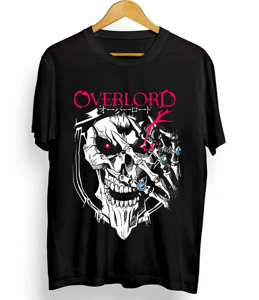 Overlord Ainz T-shirt Ooal Gown Albedo Skull Anime Manga Gifts Shirt All Size