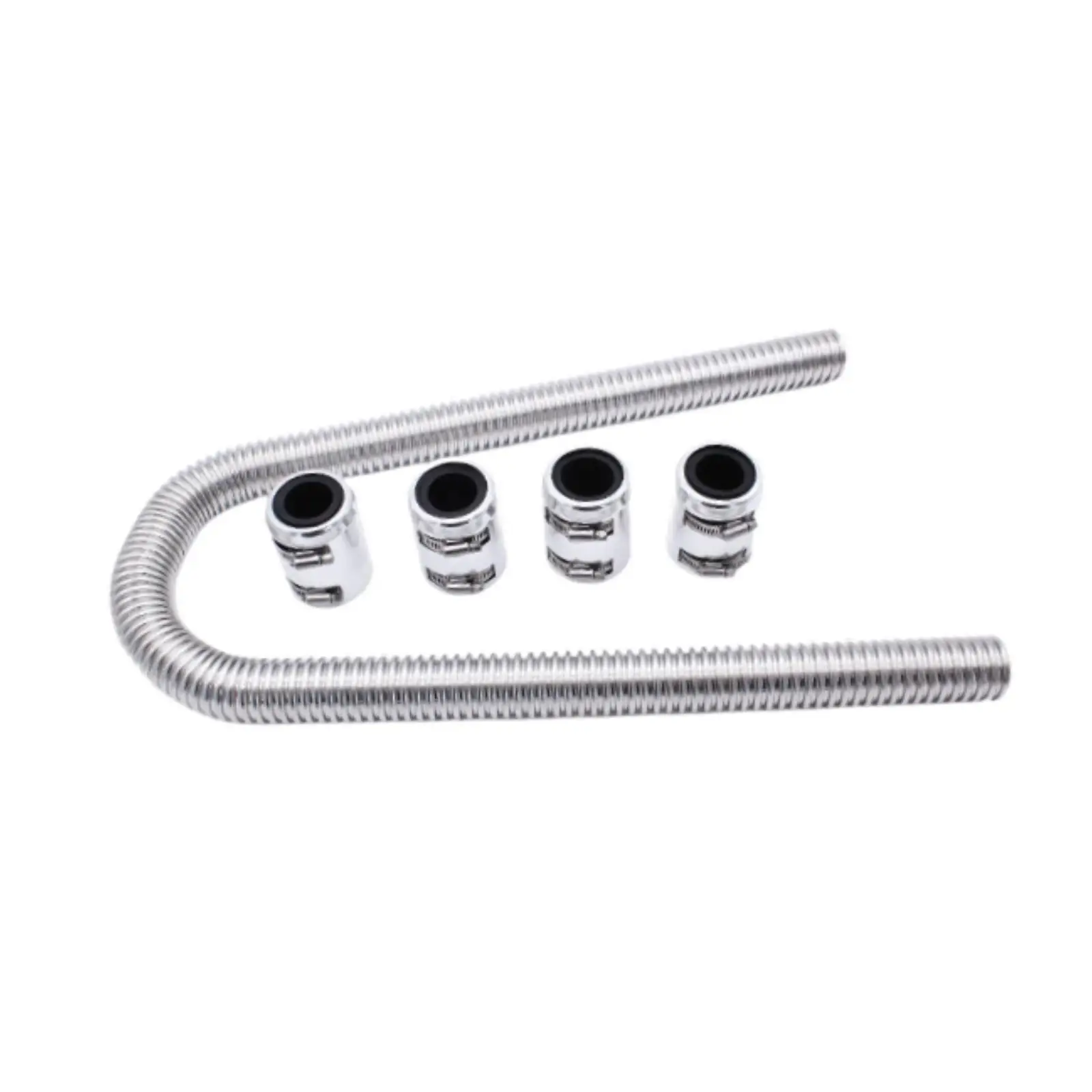 

Generic 48 inch Radiator Hose Kit Stainless Steel Accessories Replace Parts