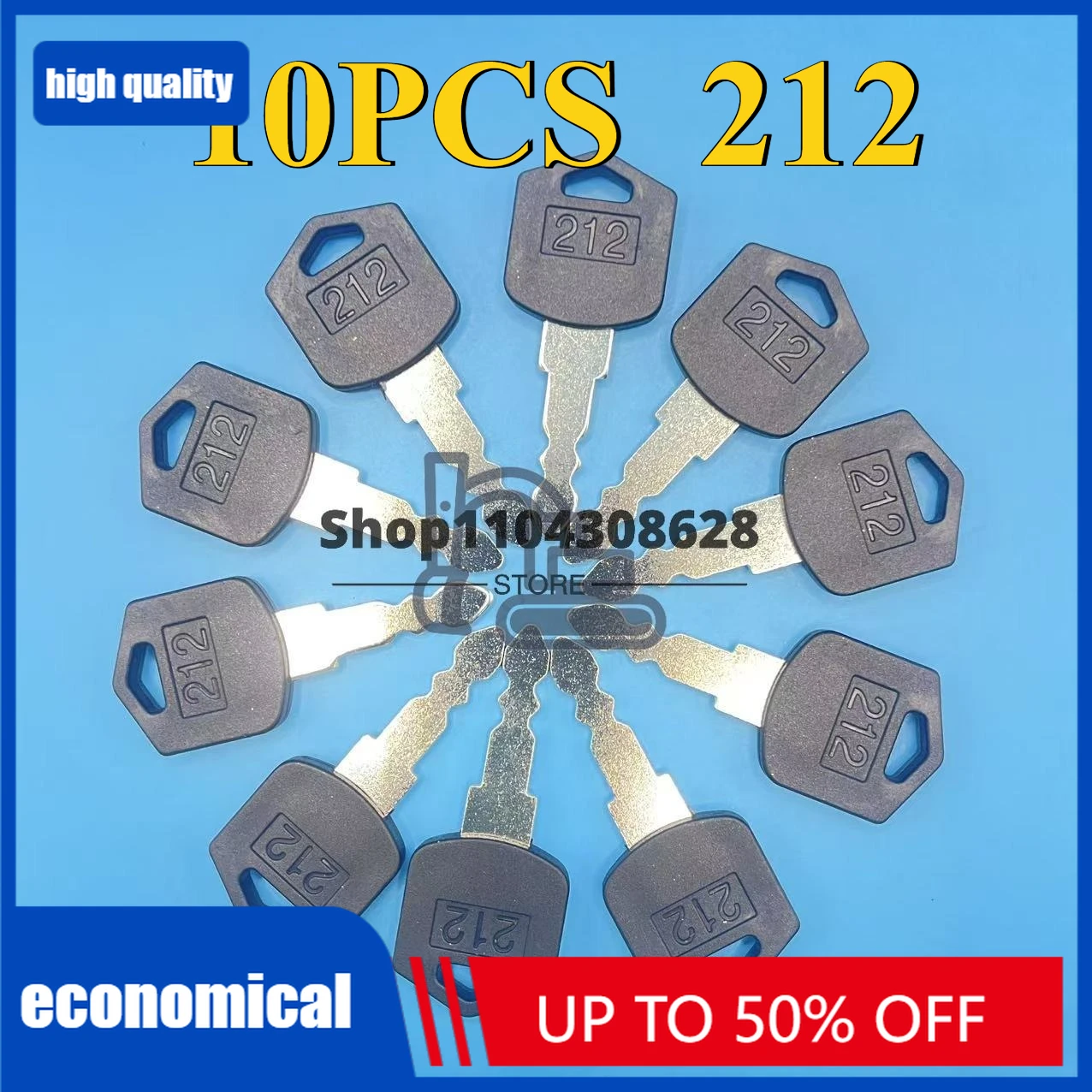 

10 шт. ключей (212 шт.) для погрузчиков Doosan Daewoo, мини-погрузчиков D554212 212