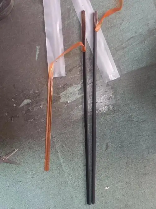 2 Stuks Zwart Buiten Derde Buitenruit voor Toyota Land Cruiser LC80 LX450 1991-1998 81cm Sierlijst Lijn 75670-60010