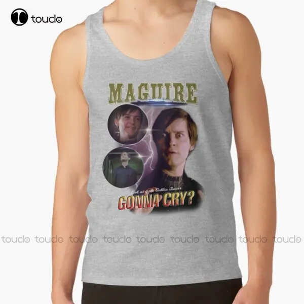 Bully Maguire will Cry Meme Vintage Tobey Maguire Classic T-shirt uomo magliette o-collo Streetwear oversize Xs-5Xl T-shirt stampata