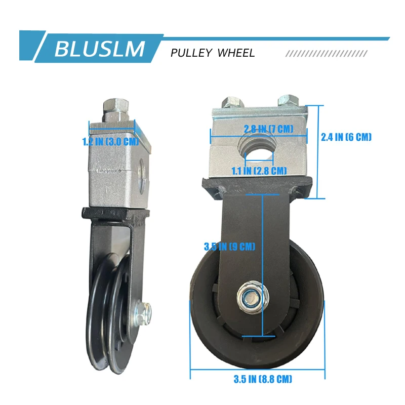 

Pulldown Machine - Cable & Weight Dual Pulley System for Home Gym Strength Training