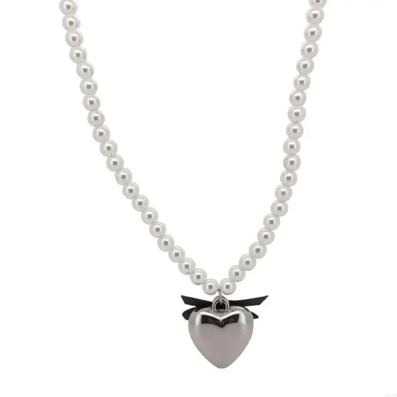  Y2K Ribbon Bowknot Clavicle Chains Alloy Material Perfect Gift for Women Girls