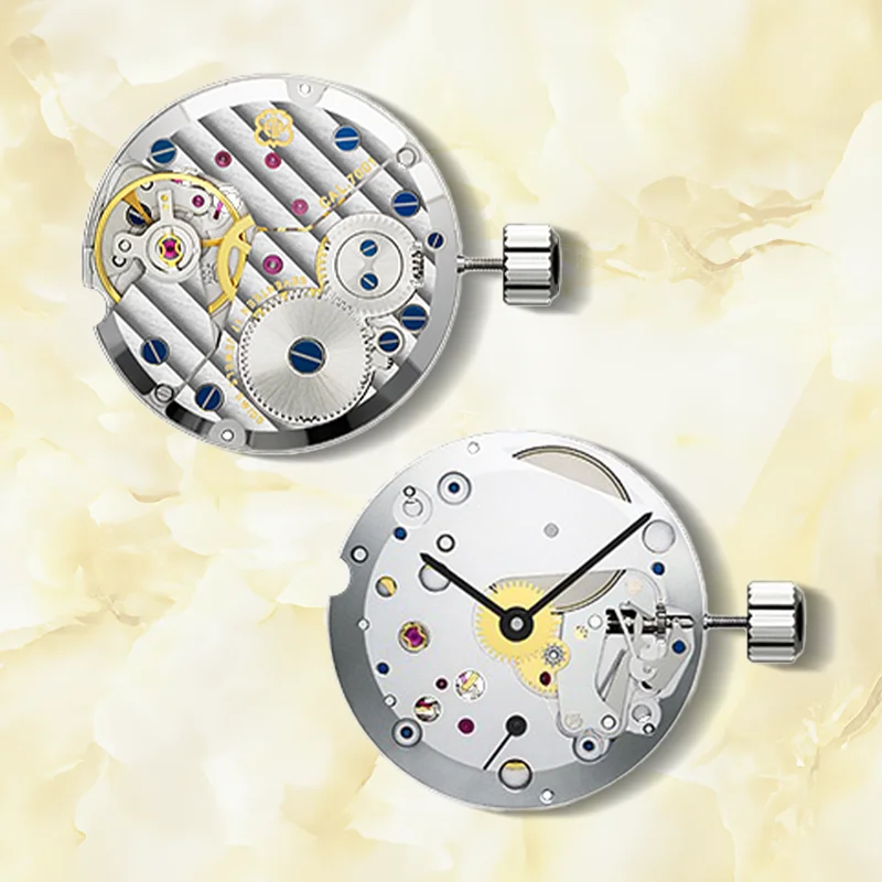 Jam Tangan Pasangan Beijing Enamel Dragon and Phoenix 40mm, Jam Tangan Pria Wanita, Jam Tangan Mekanik Otomatis Skeleton, Mewah Tahan Air