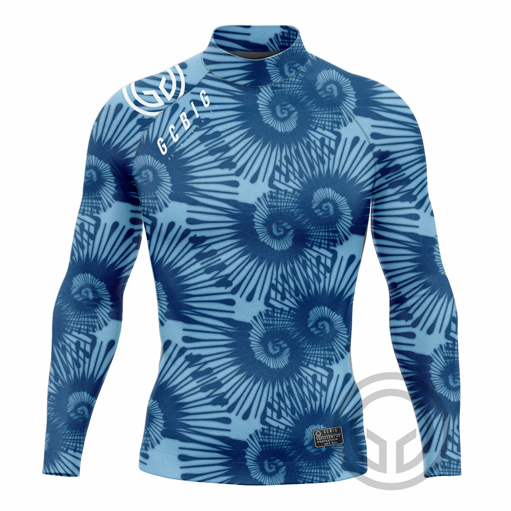 

Rash Guards Surfing Shirts Men's Long Sleeve Sun Protection Upf 50+ Swimming Jerseys Camiseta De Surf Diving Beach Apparel Tops