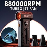 880000 RPM Electric Air Blower Turbo Jet Fan Brushless Motor High-Speed Turbo Violent Fan USB Rechargeable Powerful Dust Blower