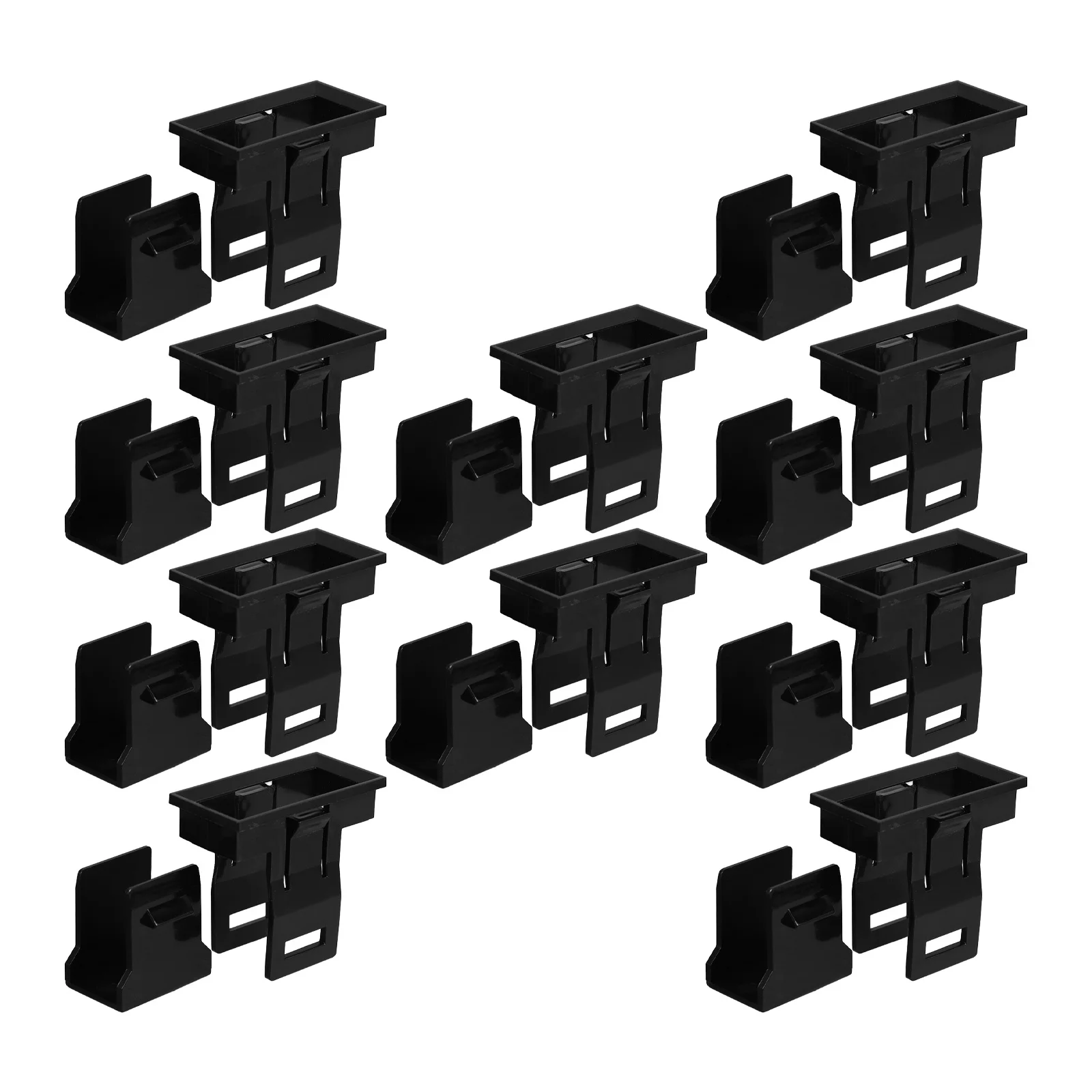 

10Pcs Circuit Breaker Bracket Plastic Concealed Mount for Small 1P Breaker Secure Installation in Home Office Air Switch Panel