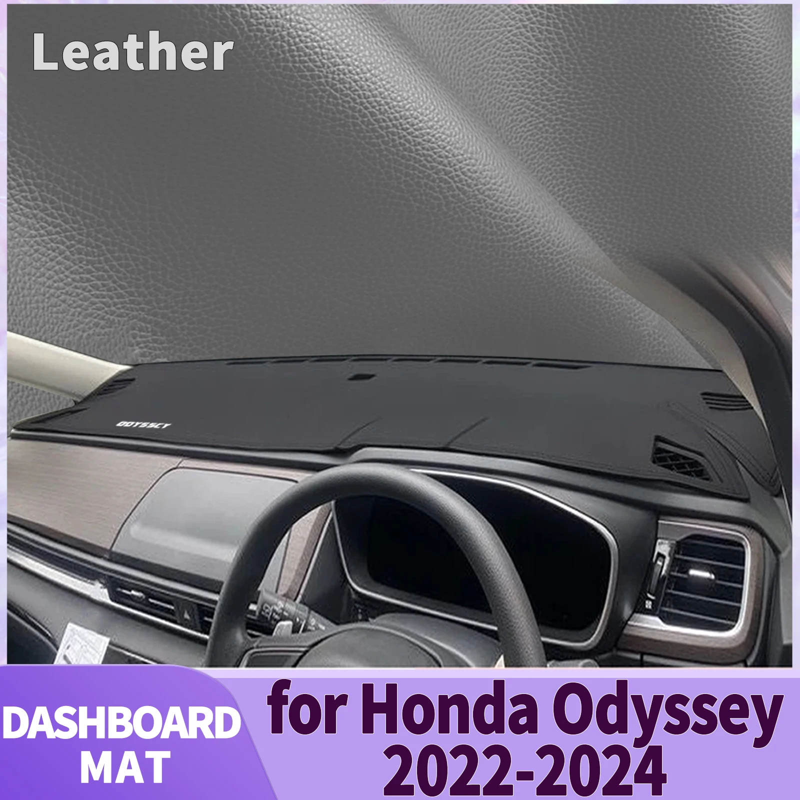 

fit for Honda Odyssey 2022 2021 2023 2024 LOGO Car Accessories Dashmat Dashboard Cover Pad DashMat Sunshade Protective Carpet