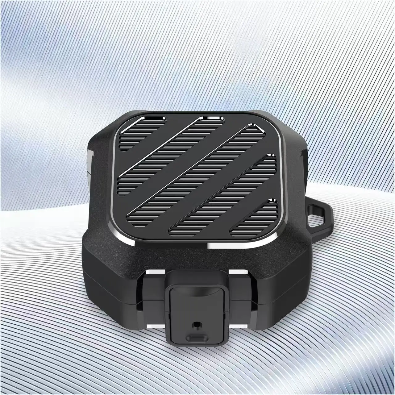 For Samsung Galaxy Buds 4 / Buds 4 Pro Case, Rugged Shockproof Armor Protective Cover with Carabiner Earphone Case for Buds 4Pro