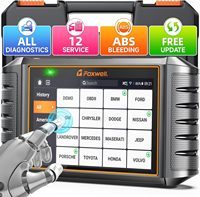 FOXWELL NT726 OBD2 Scanner All-System Diagnostic Bidirectional Scan Tool for Cars and Trucks with 12 Reset Services Code Reader