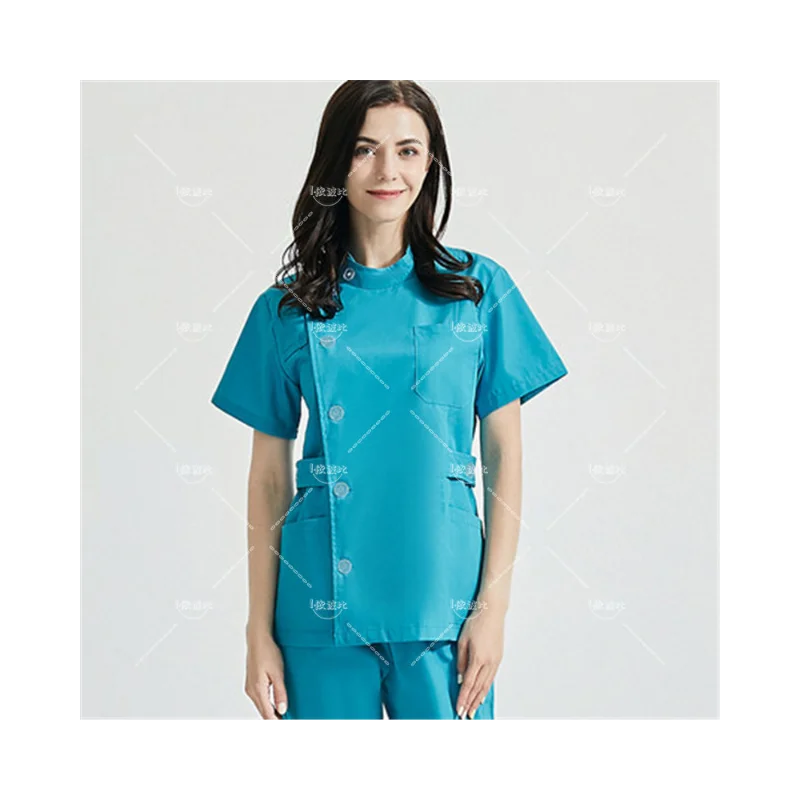 Hand wash clothes female short-sleeved split suit doctor work clothes operating clothes nurse operating room isolation