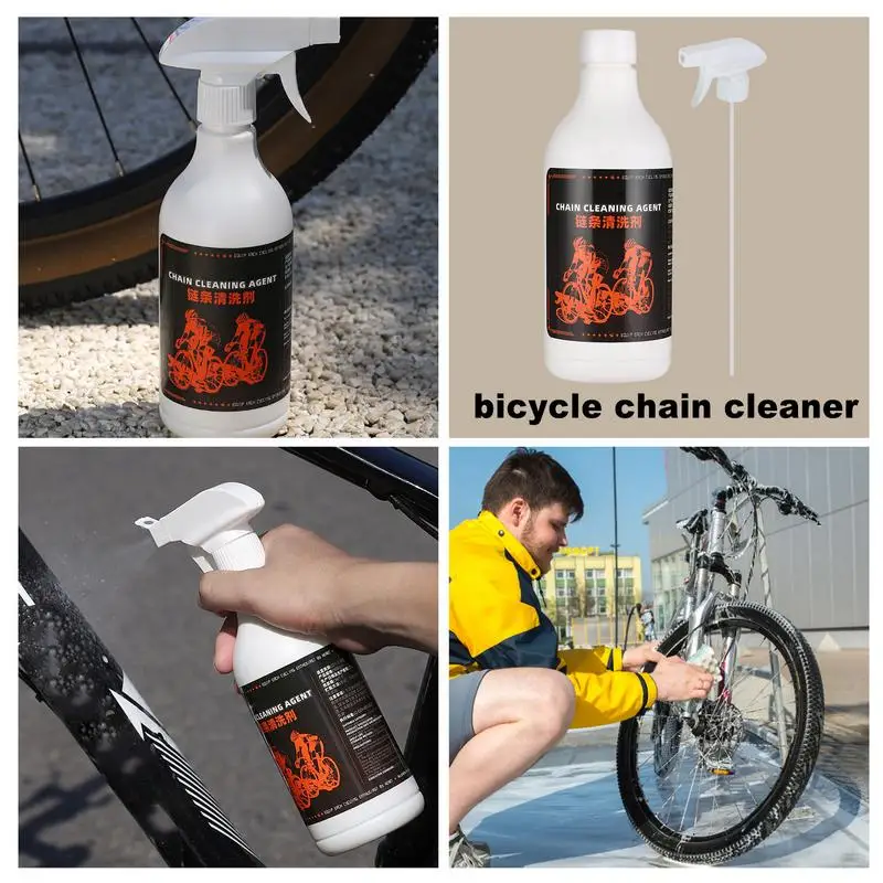 Bike Chain Degreaser Degreaser Bike Chain Cleaner 500ml Fast Acting Bike Cleaning Spray For BMX Mountain Bikes