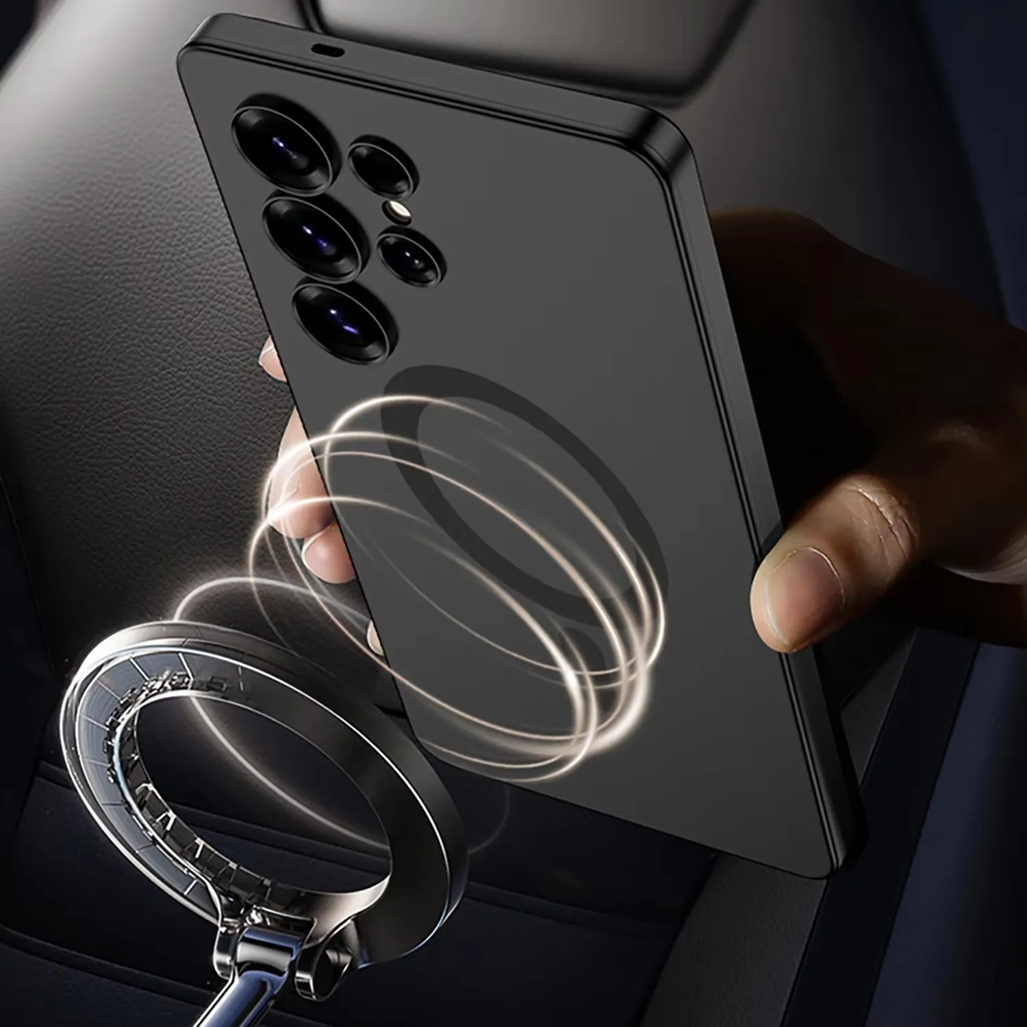 2-in-1 Large Base Telecom Original Automotive Protection Discovery Case สําหรับ Samsung Galaxy S25 Ultra 5G