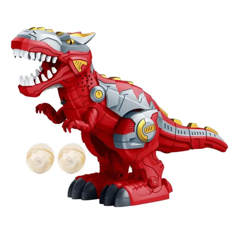 Moving Dinosaur Toy Realistic Dinosaur Figurine Toy Laying Egg Tyrannosaurus Rex Model Interactive Prehistorical Dinosaur Toy