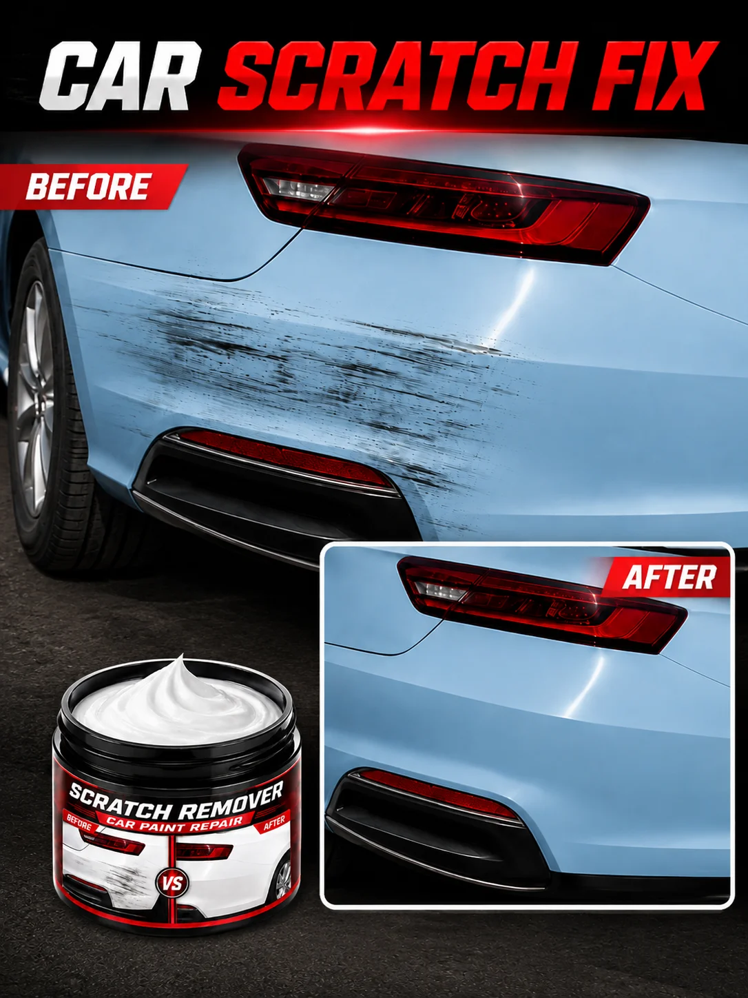 Car Paint Repair Polishing Paste Clean Surface Spots Marks Refresh Faded Car Paint Luster