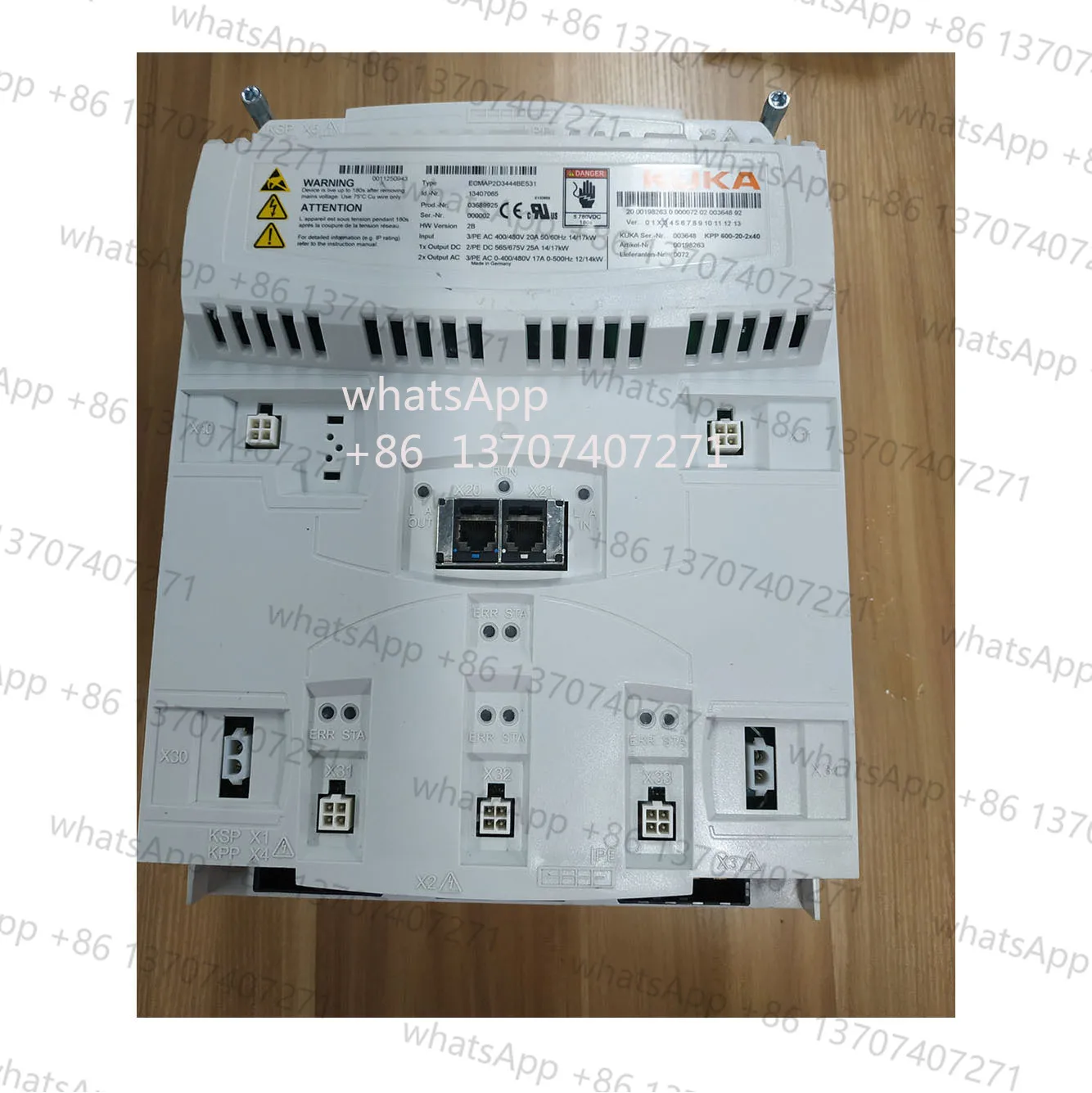 KRC4 Robot Drive KPP600-20 2x40 00-198-263 para robot KUKA C4