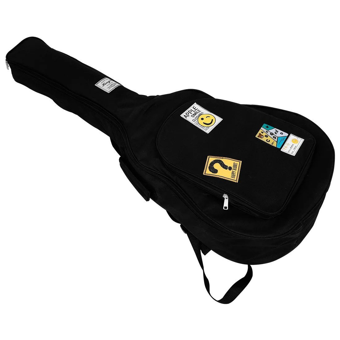 41/40 Inch Guitar Bag Decals Thickened Waterproof Oxford Nylon Double Straps Cotton Padded Guitar Case Gig Backpack