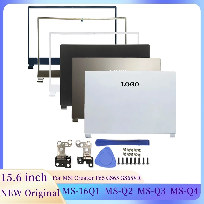 

Laptop Accessories Notebook LCD Back Cover/Front Frame/Hinges For MSI GS65 P65 MS-16Q1 Q2 Q3 Q4 Q5 Laptops Case