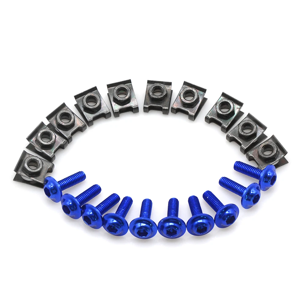CNC aluminum Motorcycle Accessories Fairing Bolt Kit Fastener Clips Screw For DUCATI 939 950 S Super Sport 749 848 999 1098 1198