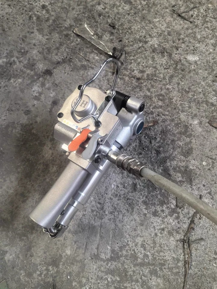 Pneumatic Strapping Tool for PP PET Straps, Handheld Heat Seal Friction Welder Strapper Machine for Carton Packing