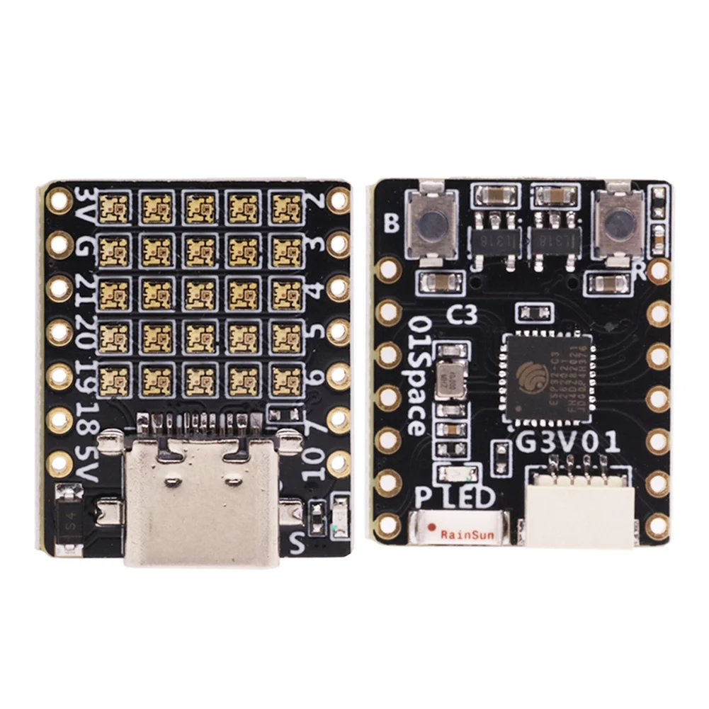 Placa de desenvolvimento eficiente ESP32 C3 Placa de desenvolvimento C3FH4 RGB