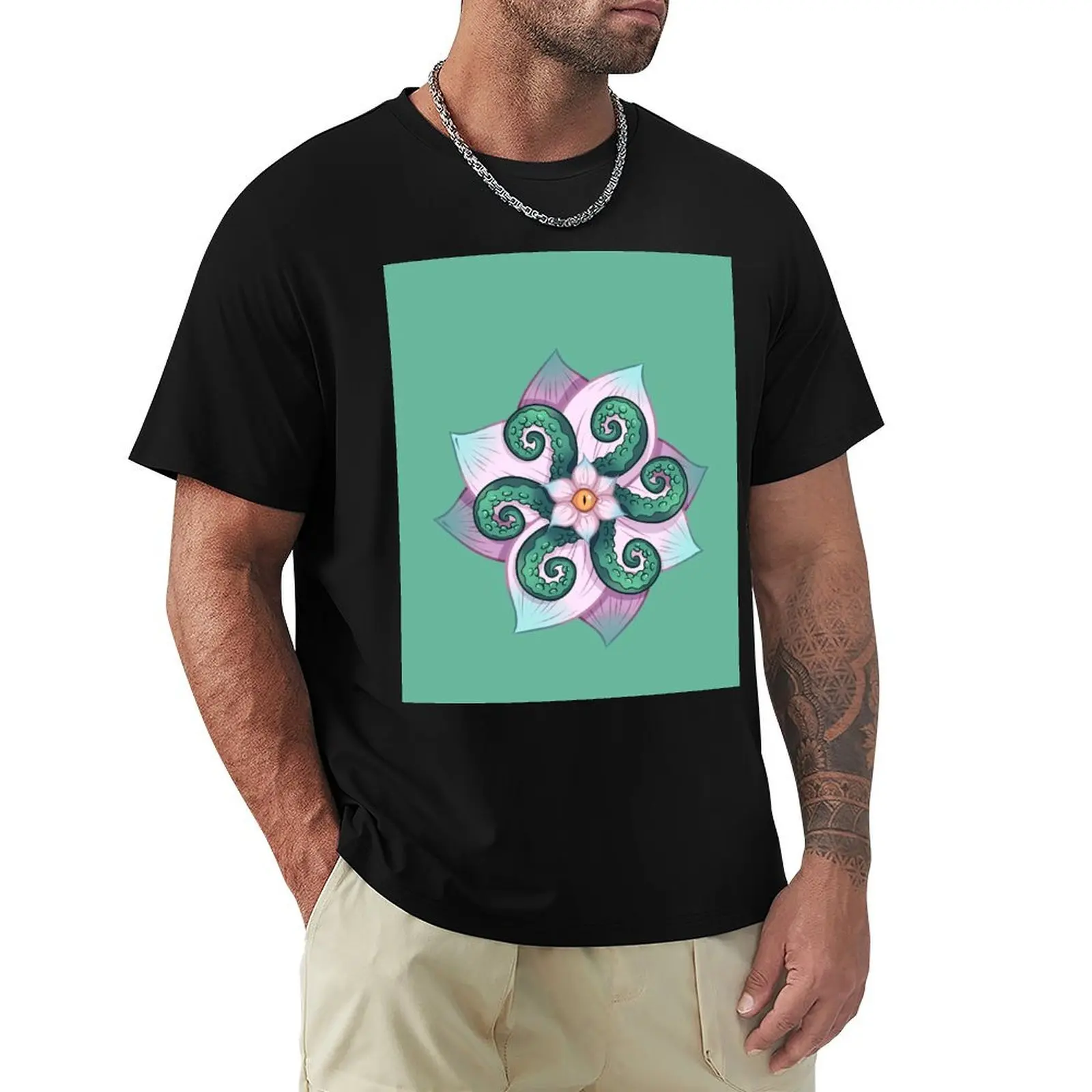 

Lovecraftian Flower T-Shirt boys whites summer 2025 men graphic t shirts
