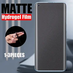 1-3pcs matte hydrogel film for xiaomi mi 11 lite 10t 11t 9t poco m3 x3 f3 frosted screen protector film redmi note 8 8t 9 10 pro