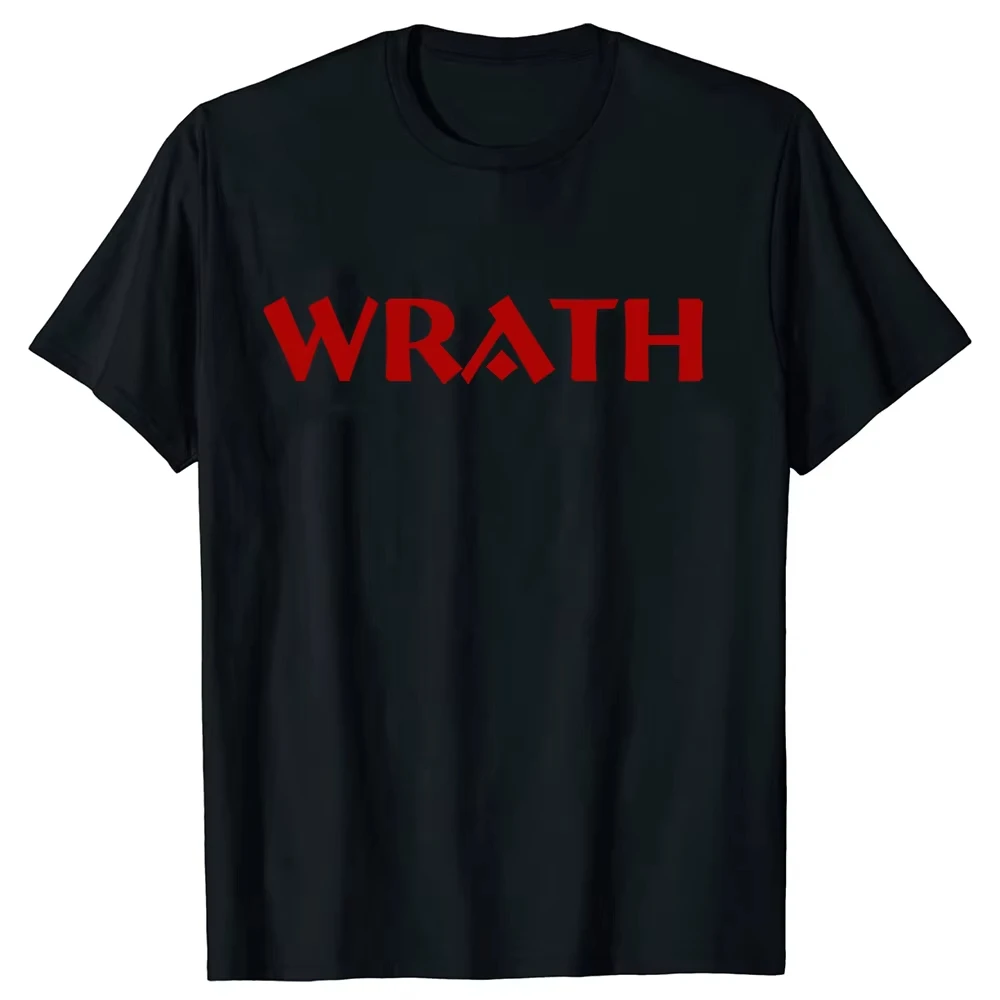 Summer New Arrival Limited WRATH Natural Selection Men's Clothing Women's T-Shirt Streetwear Short-Sleeve Casual T Shirts