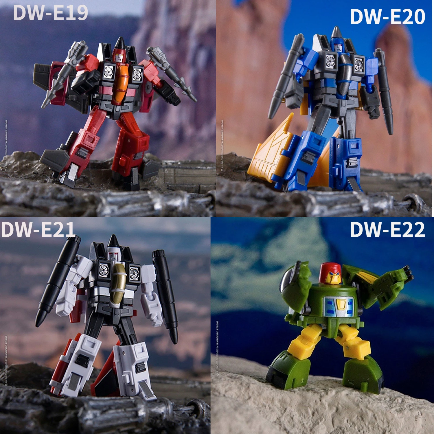 In Stock Transformers Dr. Wu Small Scale Transforming Toy DWE19E20E21E22 Propel Elegy SpaceDisk Turbo