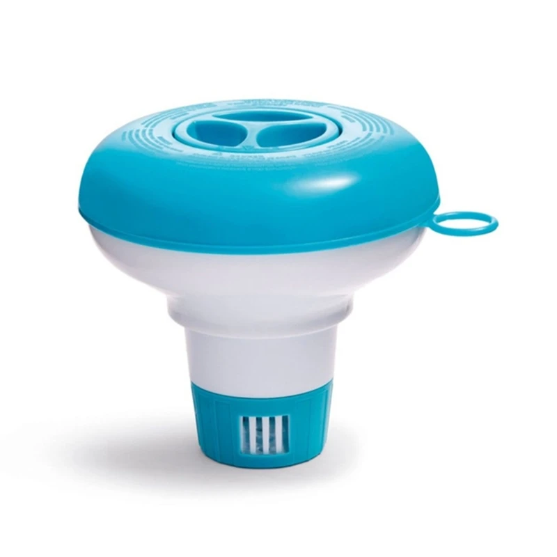 Swimming Pool Tablet Dispenser with Floating Body and Top Opening X7JD