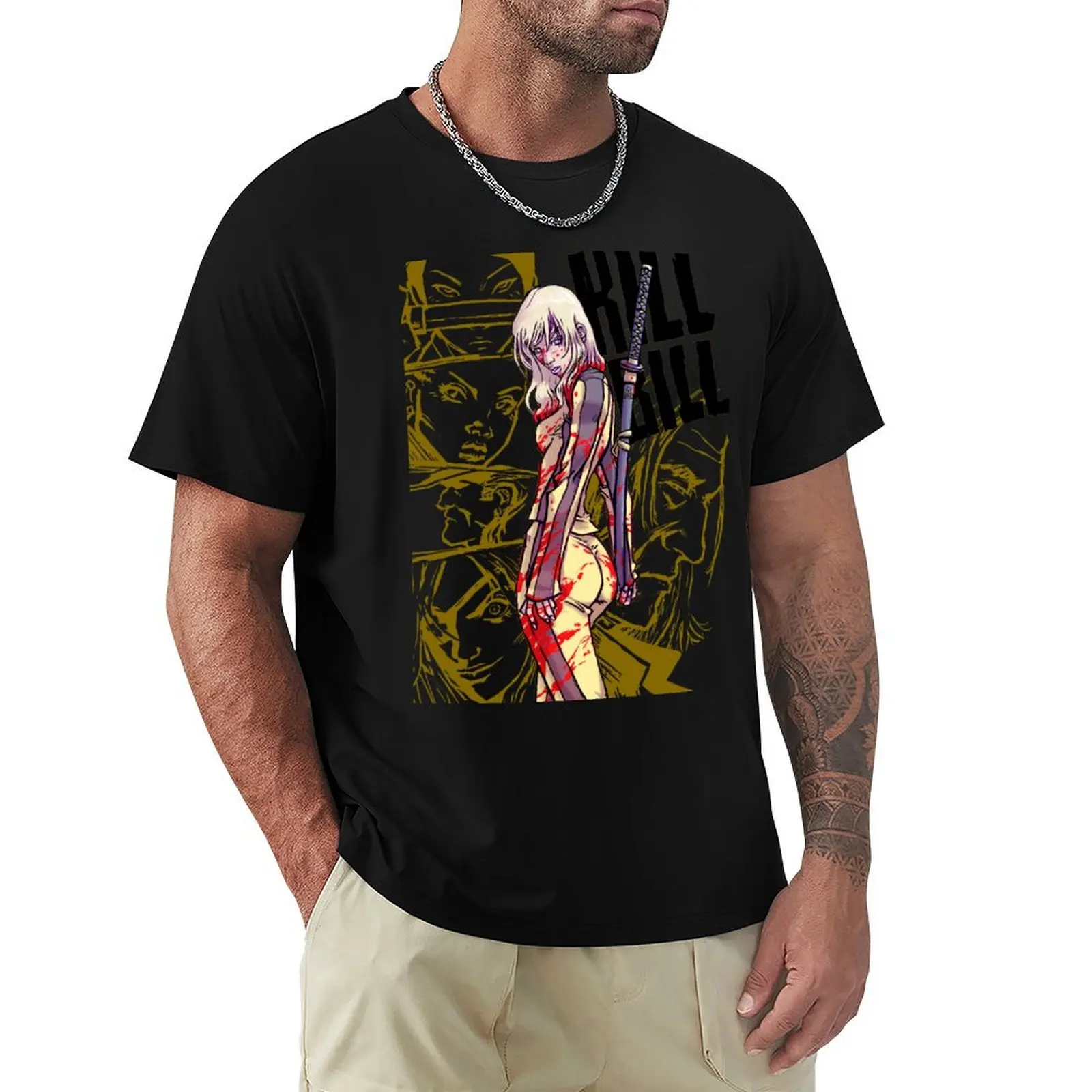 

kill bill T-Shirt graphic shirts tees cotton man t-shirts t shirts men