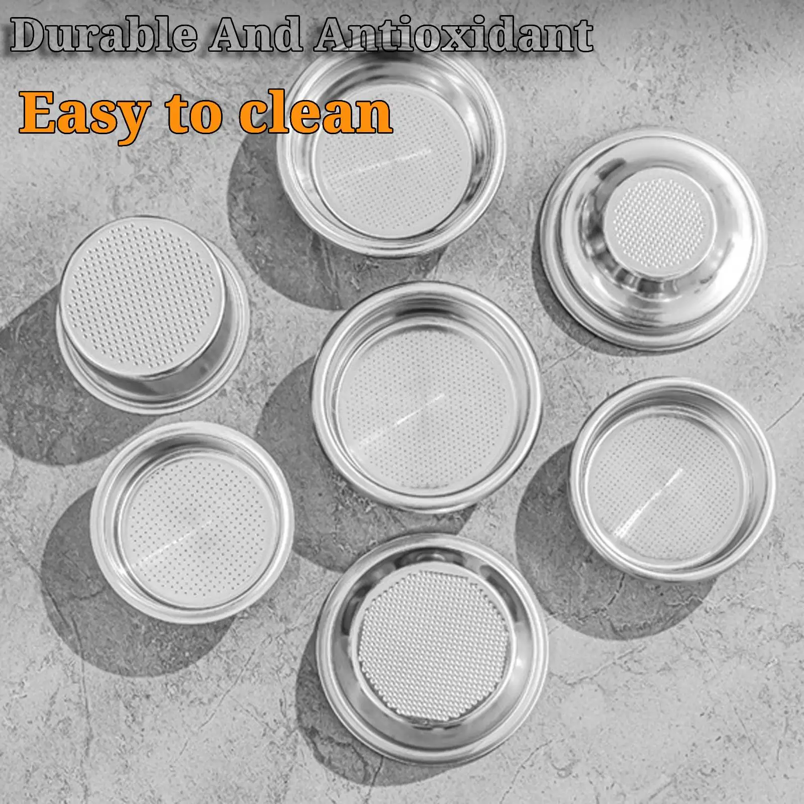 Bottomless Coffee Filters Cup Barista Accessories Espresso Maker Filter Bowl Coffee Filter Basket for Espresso Maker Accessories