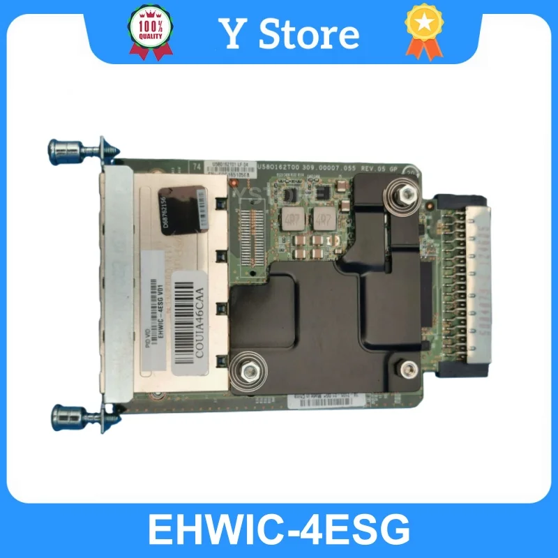 

Y Store For Cisco Router Expansion Module EHWIC-4ESG 4-Port Gigabit Ethernet Enhanced High Speed WAN Interface Card Board