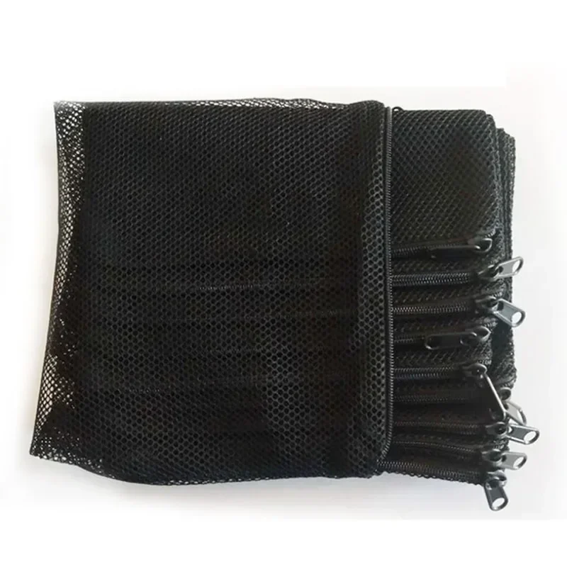 10Pcs Filter Net Bag Mesh Bag Acquarium Pond For Bio Ball Carbon Media Ammonia Aquarium Fish Tank Isolation Bag White Black