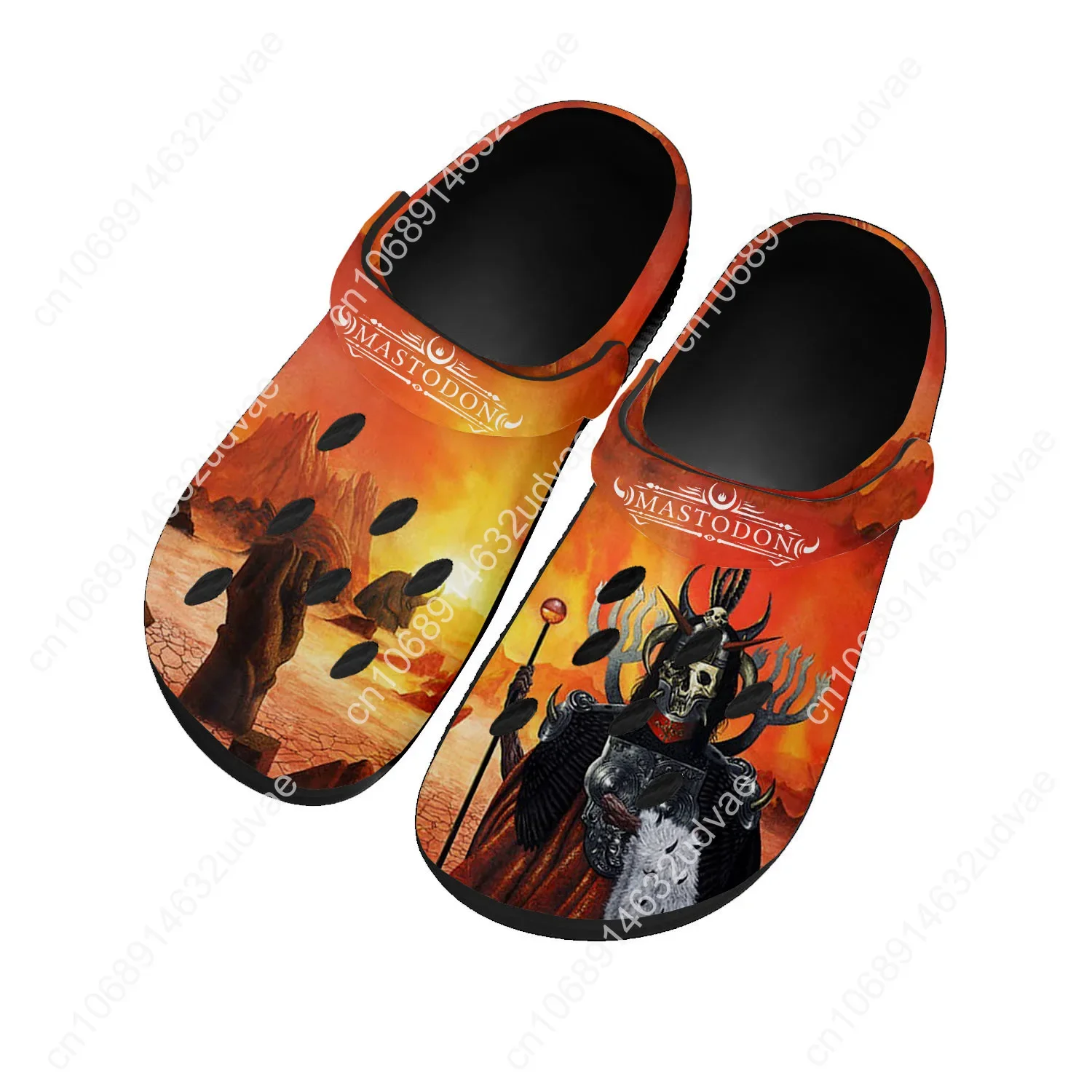 M-Mastodon B-Bands Water Shoes Men Women High Quality Fashion Home Garden Clogs Customizd Sandals Beach Breathable Hole Slippers
