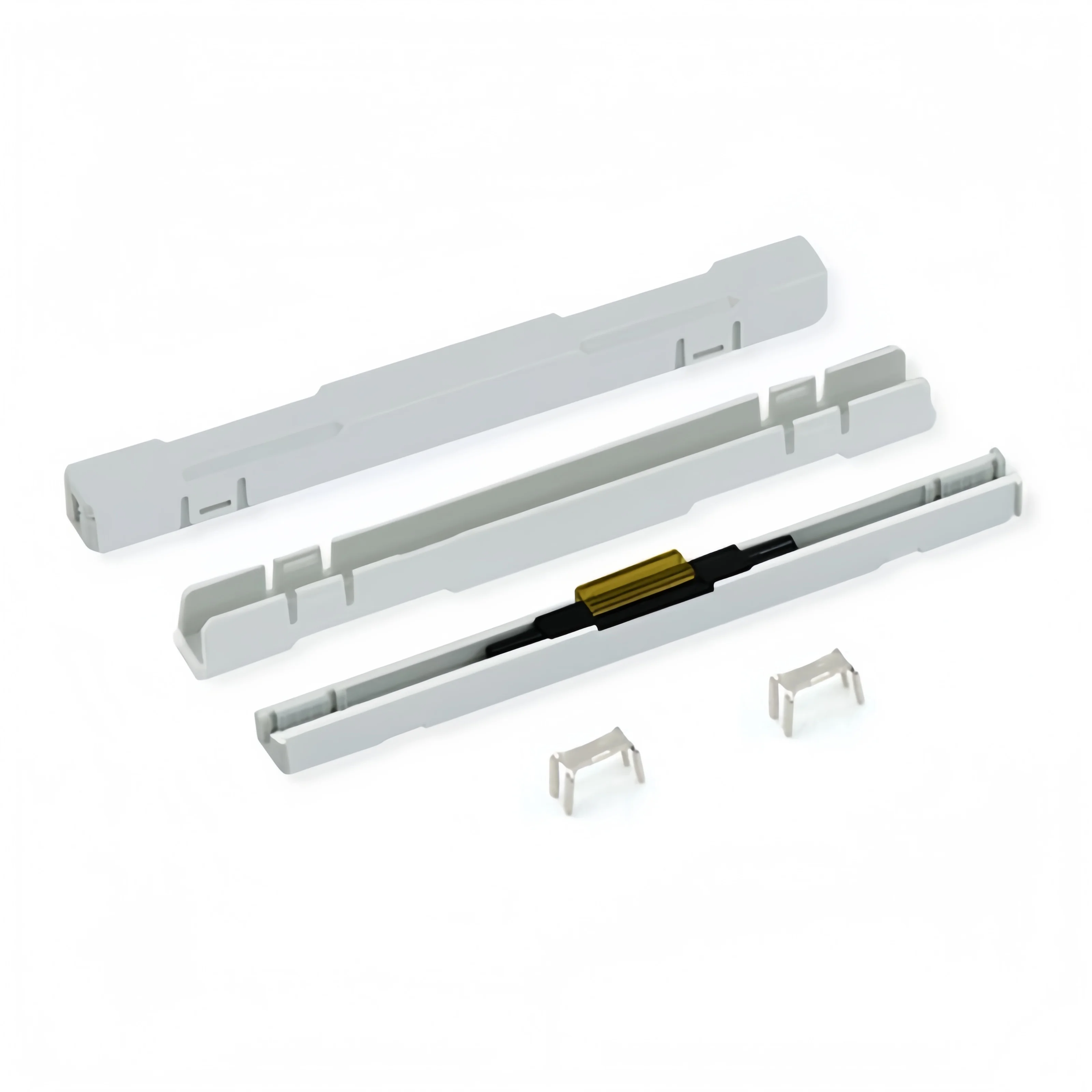 SUMMITEK L925BP Fiber Optic Mechanical Splice Drop Cable Splice Bare Fiber Cold Connector with Housing Mechanical Splice