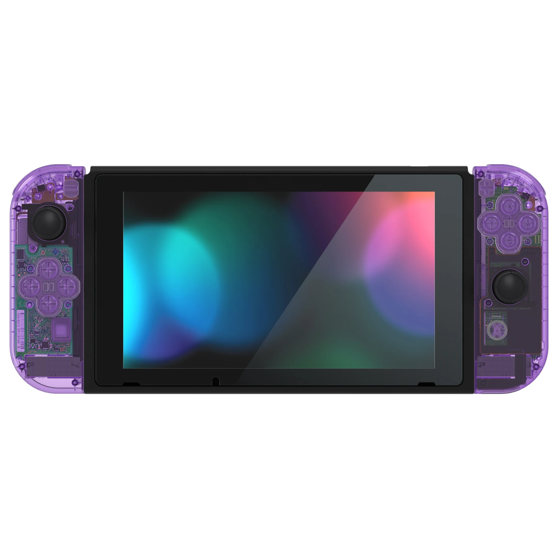 eXtremeRate Clear NS Switch Back Shell with Buttons