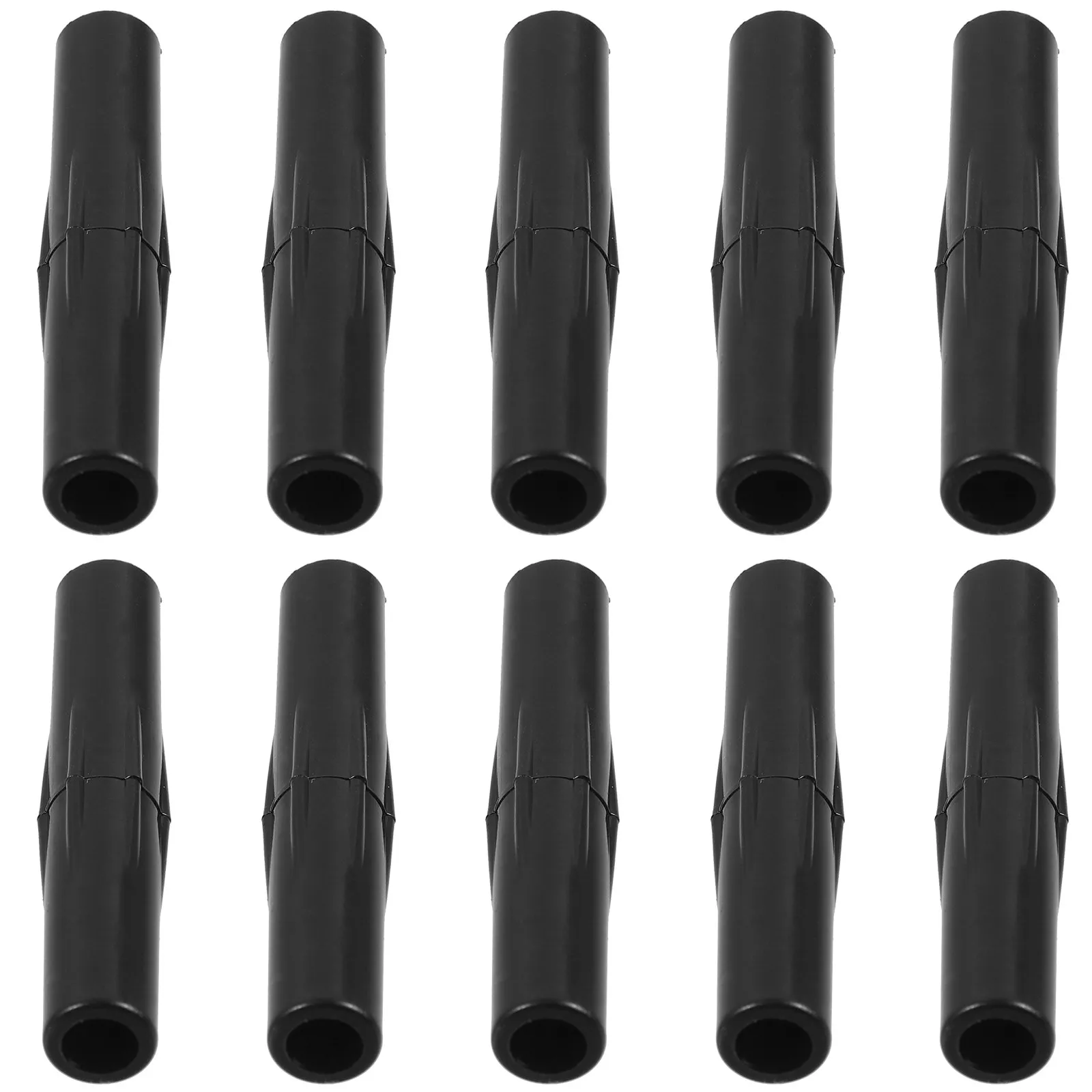 10Pcs Flagpole Connection Accessory ABS Flagpole Joints Connector Kit for Flag Display Smooth Waving Secure Section Linking